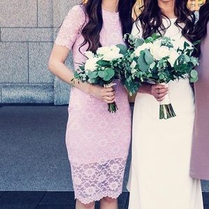 ASOS Pink Lace Dress